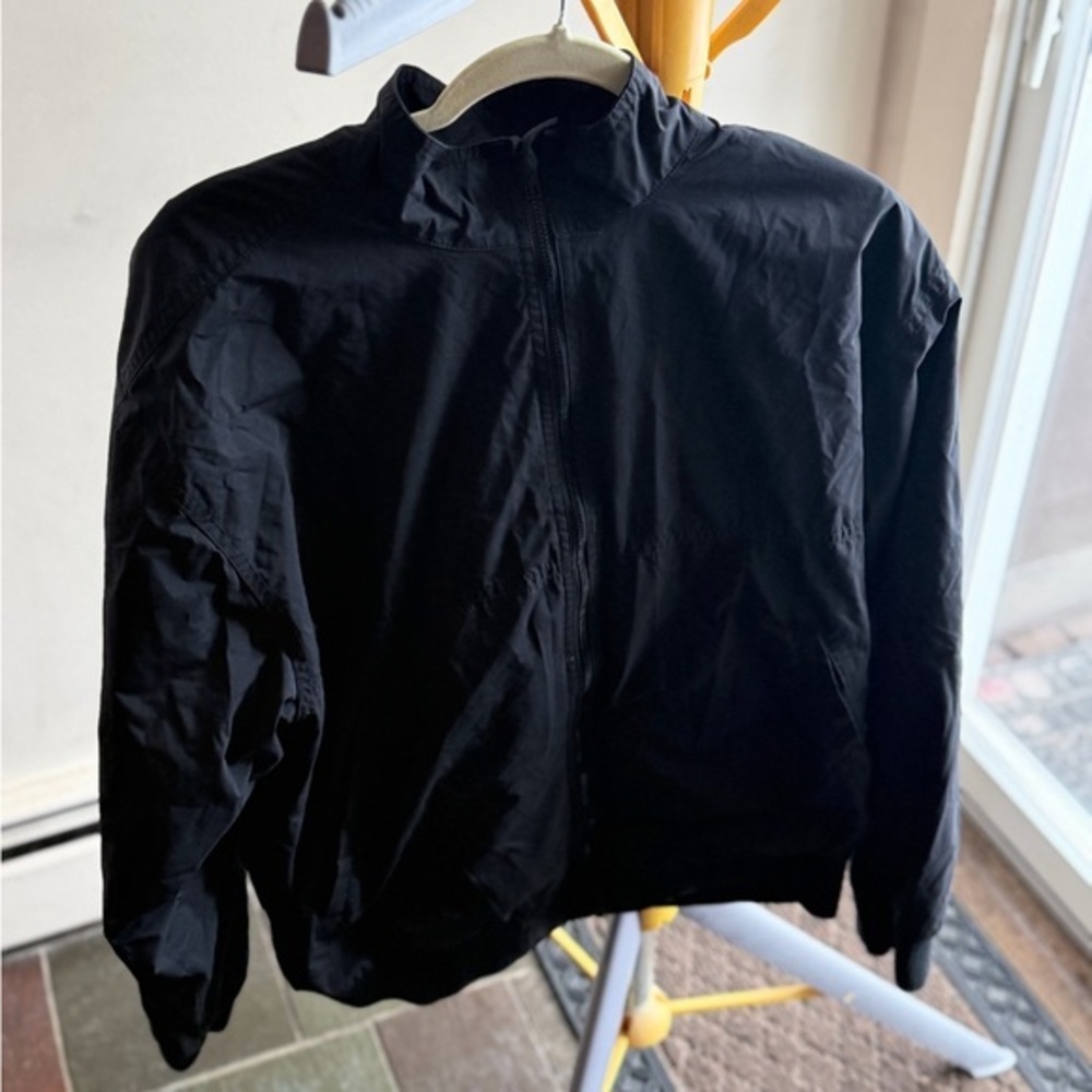 Madewell Men's Black Windbreaker Jacket